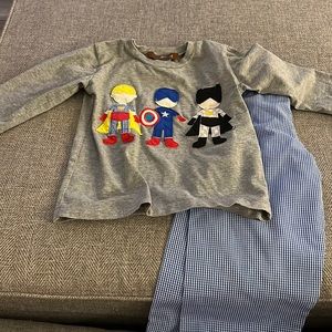 Superhero Pants Set - 24 months